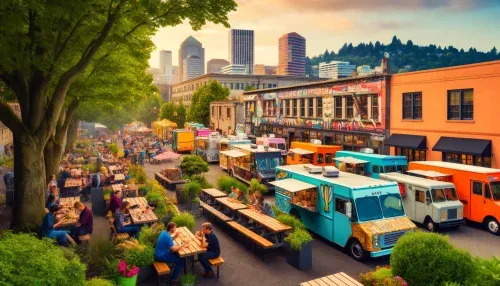 A-lively-scene-of-Portland-Oregons-food-truck-area.webp