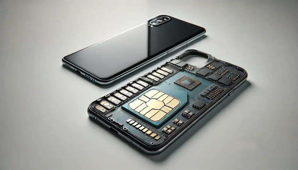 A-split-screen-image-showing-a-traditional-physical-SIM-card