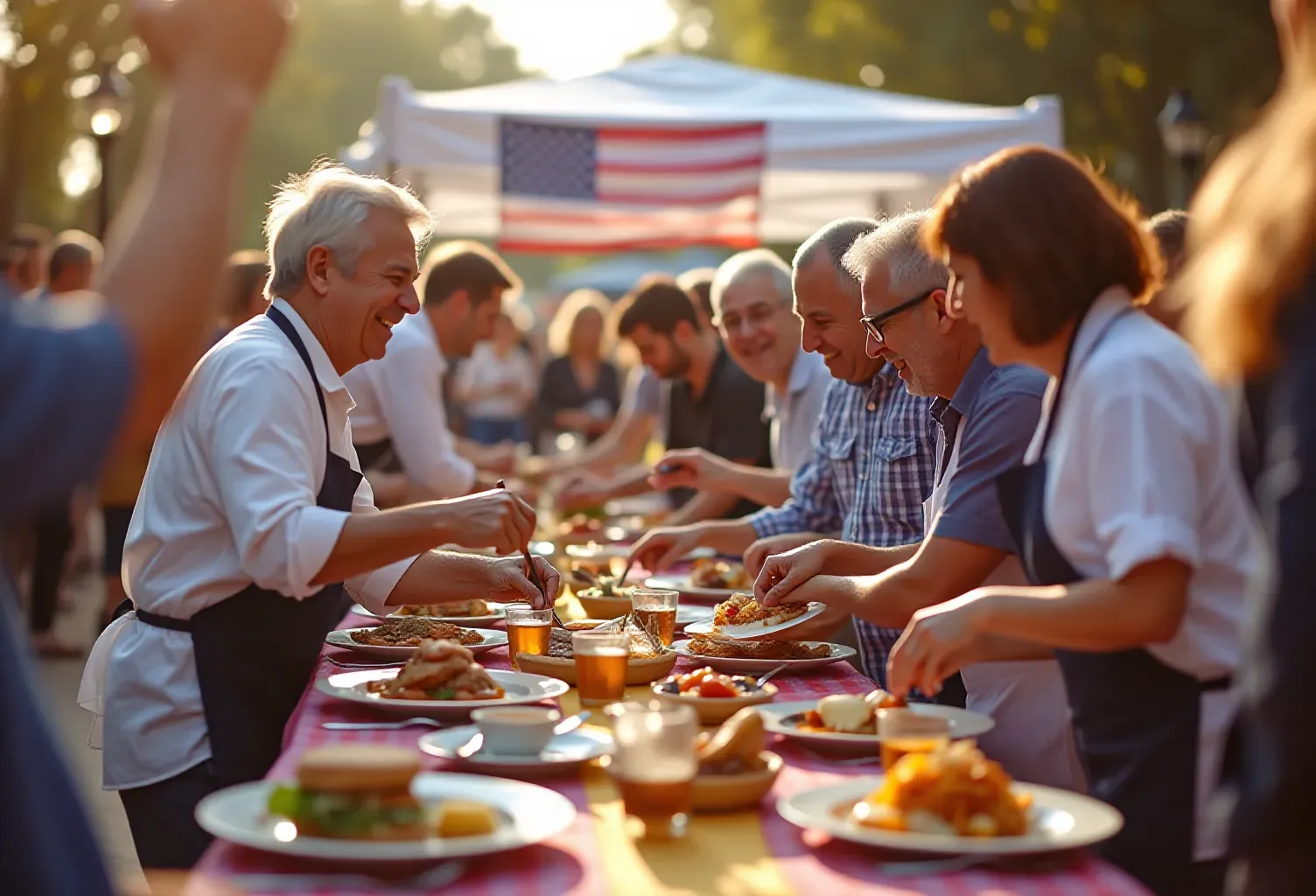 Cuisine festival in the US