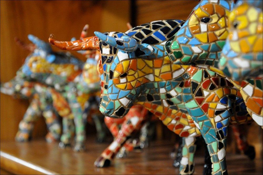 Other handmade souvenirs from Spain include bullfighting items