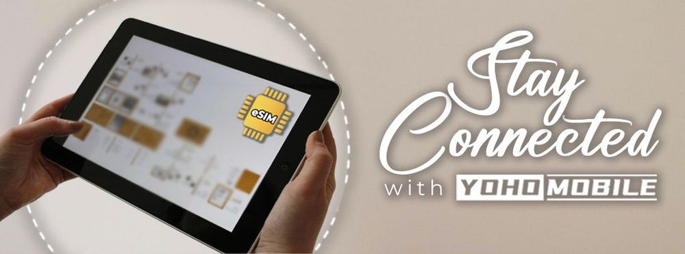 Stay connected with YOHOMOBILE - iPad eSIM