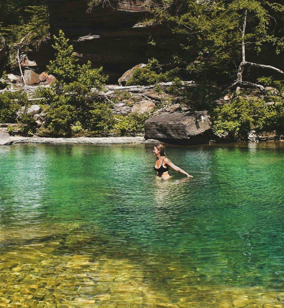 Hike at North Chick Blue Hole in Chattanooga