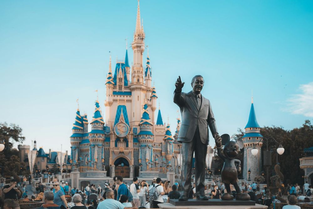 Walt Disney World is a large entertainment resort located just outside Orlando, Florida. 