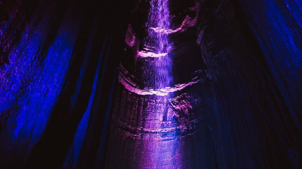 Ruby Falls was accidentally discovered in 1928.
