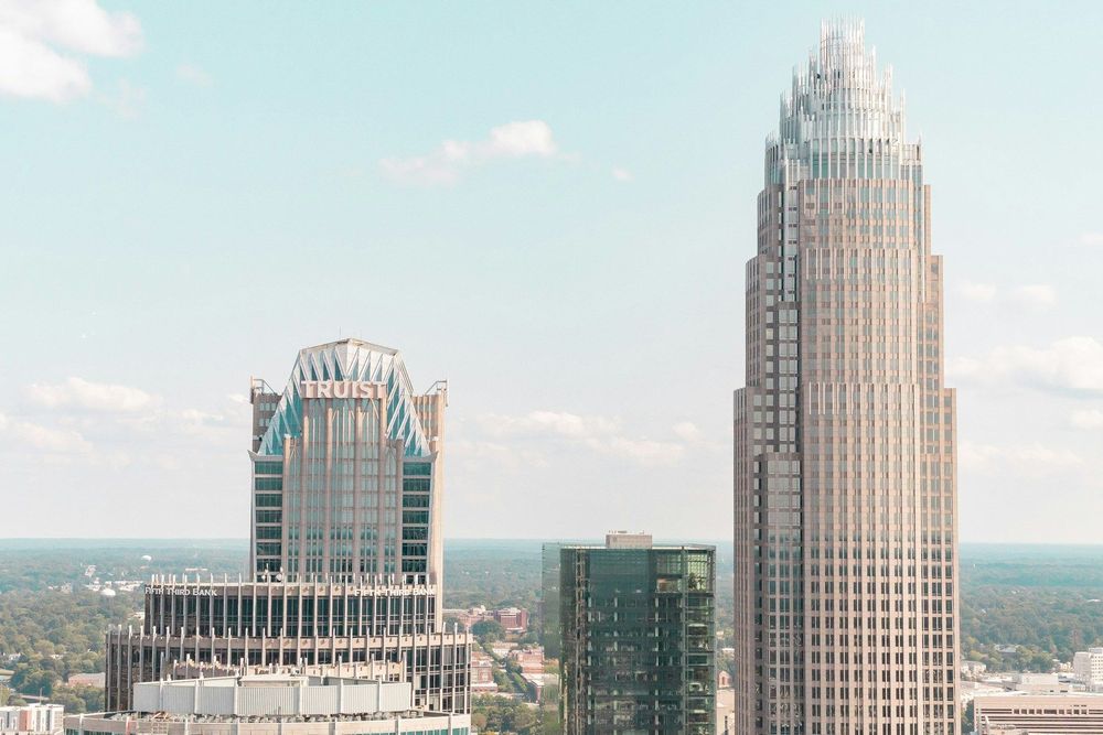 Charlotte is one of the largest financial centers in the United States, home to Bank of America