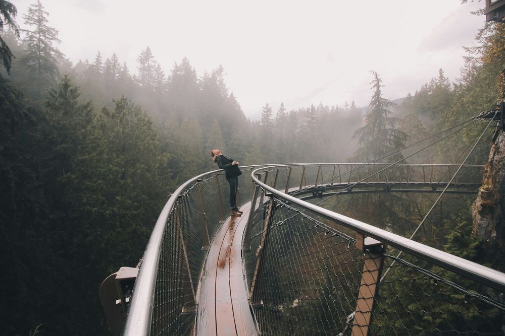 The 27-hectare Capilano Suspension Bridge Park is a unique British Columbia setting