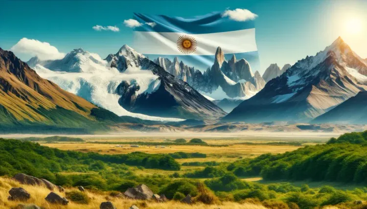 Interesting Facts About Argentina: Diverse landscapes of Argentina including Andes mountains, Pampas plains, and Patagonia.