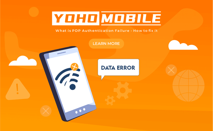 Phone experiencing PDP authentication failure