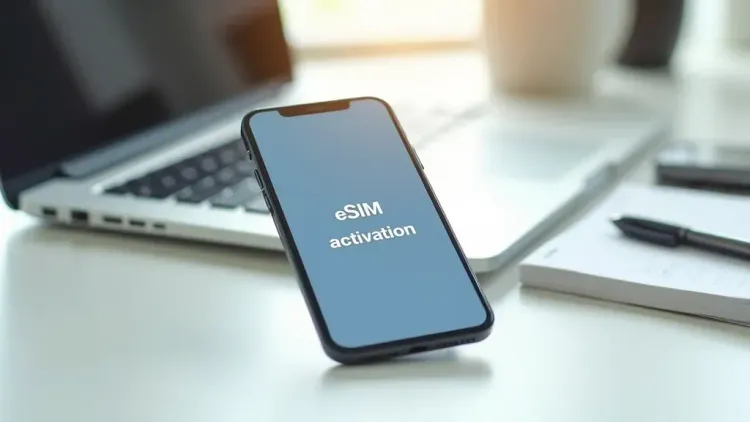 iPhone stuck on eSIM activation screen