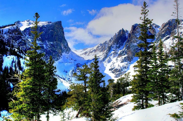 Hallett Peak, Rocky Mountain National Park, USA