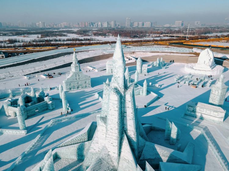 The Harbin Ice And Snow Sculpture Festival, ever wondered what it’s like to be in a city made of ice.