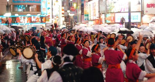 On Golden Week in Japan, one of the most important festivals are the Hakata Dontaku Festival, with colorful parades