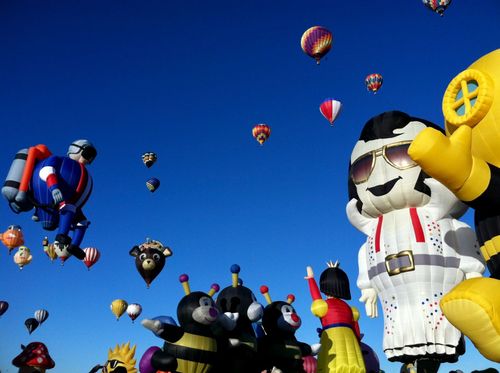 In Albuquerque Balloon Fiesta this 2024, expect more pop culture balloons, animals like turtles, and maybe even unicorns!