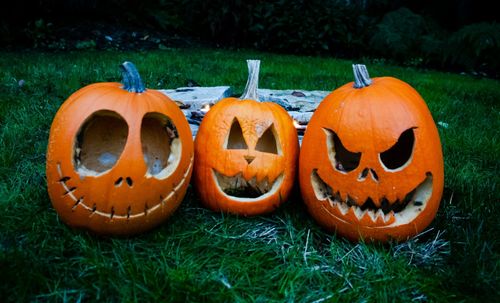 Carving pumpkins is a major Halloween costume. It started with a tale of “Stingy Jack” and has turned into a fun activity, where people make everything from spooky faces to silly grins to light up their porches.