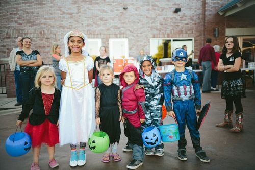 How about a costume parade? Kids can show off their outfits and get prizes for things like “Silliest Costume” or “Scariest.”