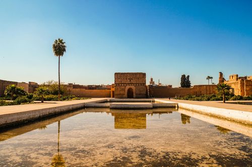 El Badi Palace, which is next to it, in southern Medina, and the Mellah.