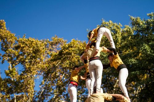 Human towers is a classic Catalan tradition that captivates crowds.