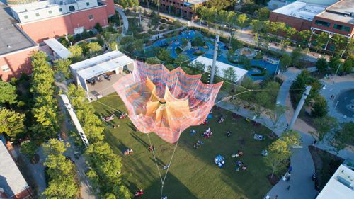 Since 2016 LeBauer Park was designed to be an inclusive and accessible space for all, a hub for cultural events, concerts, recreational activities and community programs.