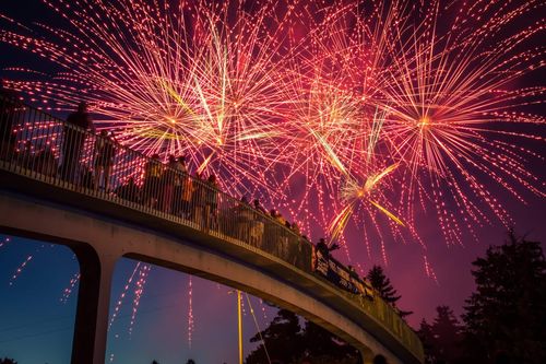 Memorial Park Fireworks Celebration