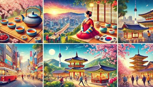展示在韓國豐富旅行的獨特體驗的橫幅圖片-茶道等-min-1024x585.jpg