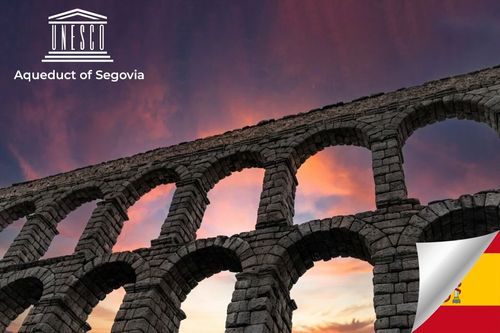 Roman structures like the Aqueduct of Segovia