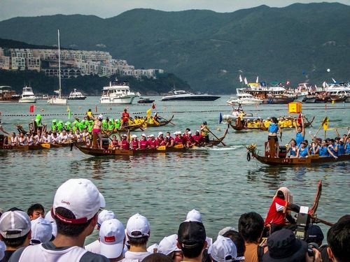 Dragon boat festival in Hong Kong