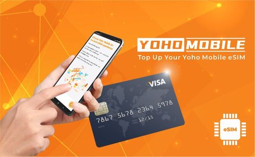 Yoho Mobile Connection. How to recharge eSIM