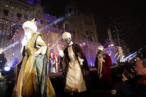 In Spain, the celebration of Three Kings Day (Día de los Reyes Magos) starts on January 5 with parades called Cabalgatas de Reyes