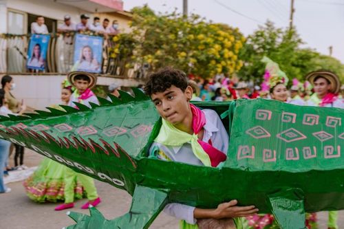 Parade in Medellin Flower festival