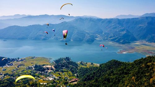 Paragliding in Pokhara offers an unforgettable experience