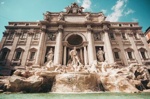 Ferragosto, a significant holiday in Italy. Do not miss Trevi fountain in Rome