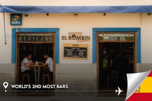 Spain Has the World’s 2nd Most Bars