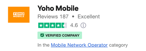 Yoho Mobile Trustpilot