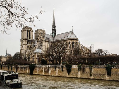 This fancy church is still in use today and is one of the must-see places in Paris. 