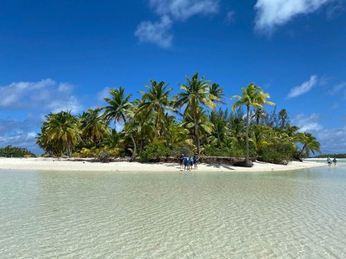 Aitutaki is a small island in the Cook Islands and is often referred to as the “Honeymoon Island” due to its romantic atmosphere