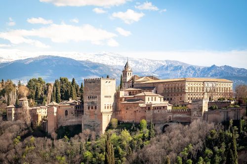 The Alhambra is a palace and fortress complex located in Granada, Andalusia, Spain.