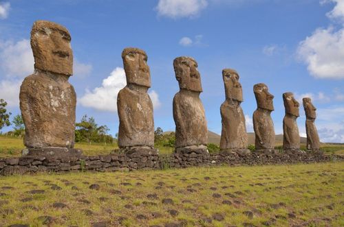 According to the South America travel guide, the Easter Island's Moai is a moust-see destination in Chile