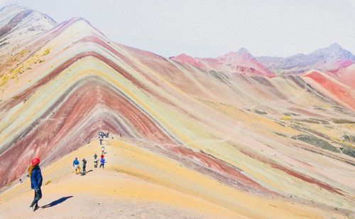 According to the South America travel guide, Rainbow Mountain is a hiking advenure you will enjoy in your South America travel