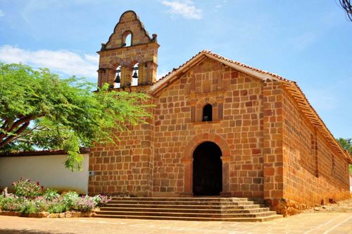 Inmaculate Conception church in Barichara Colombia