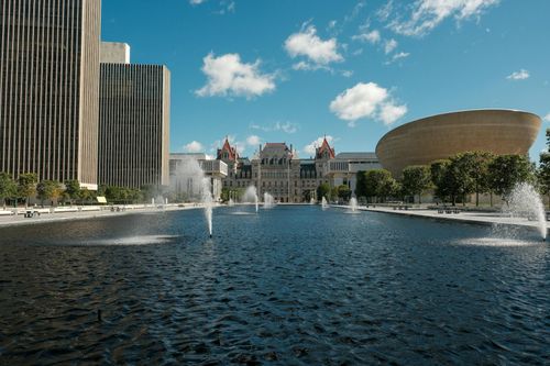 empire state plaza in albany, ny