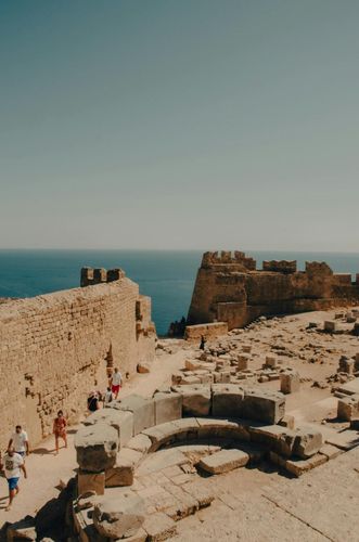 The medieval town of Rhodes.