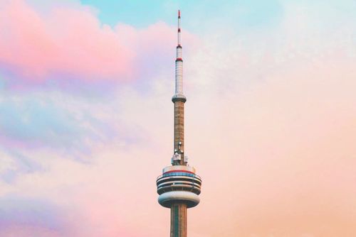 The CN Tower has a glass floor to let visitors look down from 342 meters