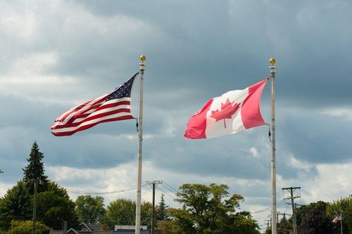 Canada has the longest unprotected land border in the world