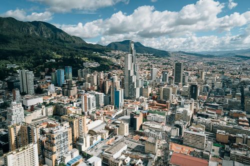 Colombia’s capital, Bogotá, is located at an altitude of about 2,640 meters above sea level.