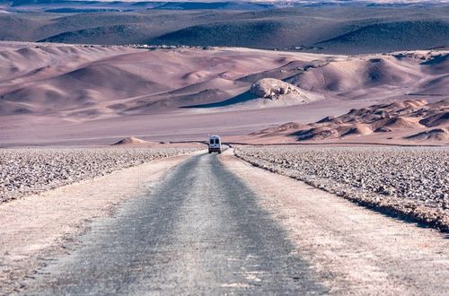 It Snows in Argentina's Deserted Puna Region