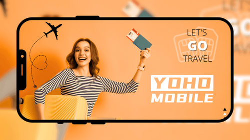 Yoho Mobile为192个国家和欧洲地区提供eSIM数据包和福利，按大陆分类。